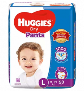 Huggies-Pant L 50 (9-14 kg)