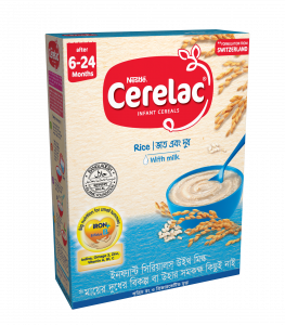 Nestle Cerelac Stage 1 Rice & Milk (6 m+) - BIB (400 gm)