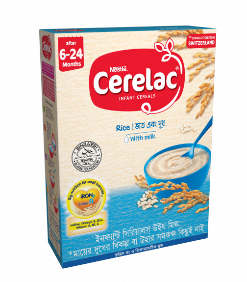 Nestle Cerelac Stage 1 Rice & Milk (6 m+) - BIB (400 gm)