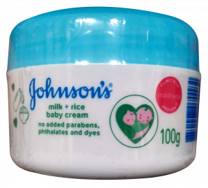 Johnson's Baby Milk + Rice Cream 100 gm (Thailand)