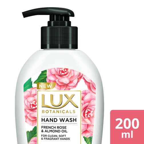 Lux Handwash Rose and Almond Oil Pump 200ml