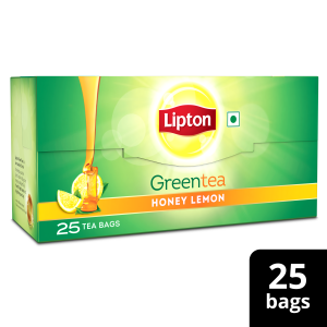 Lipton Green Tea Bag Honey and Lemon 25pc