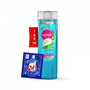 Sunsilk Shampoo Volume 195ml with Rin Liquid - 35ml Free