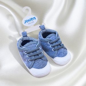 Juniors B-Grey Shoe (0-6 months)