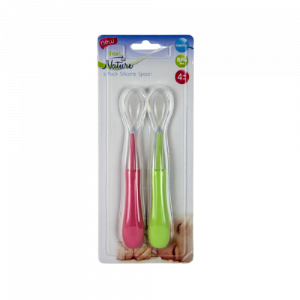 Next to Nature 2 Pack Silicone Spoon (4m+)
