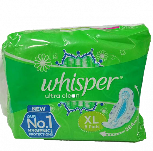 Whisper Ultra Clean XL Wings (8 Pads)