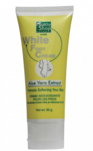 Healthy Shop White Foot Cream Aloe Vera Extract 50ml (Thailand)