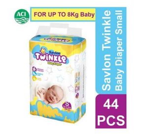 Savlon Twinkle Baby Belt Diaper S 44 (Upto 8 kg)