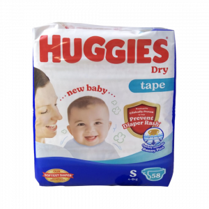 Huggies Dry Belt Diaper S 58 (4-8kg)
