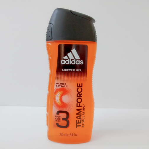 Adidas Team Force Stimulating 3in1 Shower Gel 250ml 