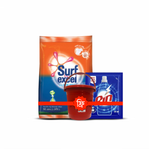 Surf Excel Washing Powder 1Kg Bulti Free with Rin Liquid - 35ml Free