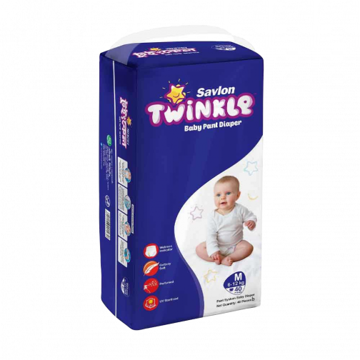 Savlon Twinkle Baby Pant Diaper M 40 (6-12 kg)