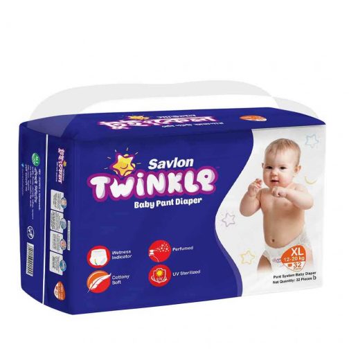 Savlon Twinkle Baby Pant Diaper XL 32 (12-20 kg)