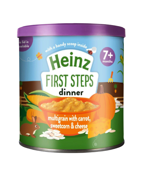 Heinz Multigrain with Carrot, Sweetcorn and Cheese (7 m+)-200 gm