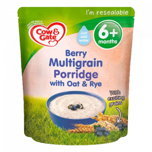 Cow&Gate Berry Multigrain Porridge with Oat & Rye (from 6 m+)-125 gm