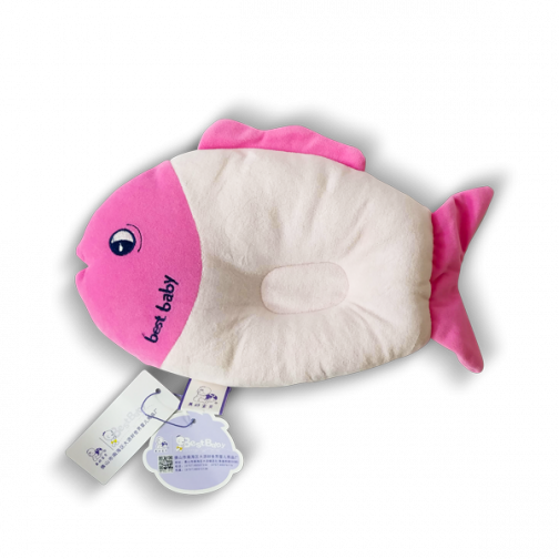 Best Baby Pillow - Pink Fish