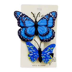 Ellas Butterfly Hair Clip - 2 Sets (Random Colors)