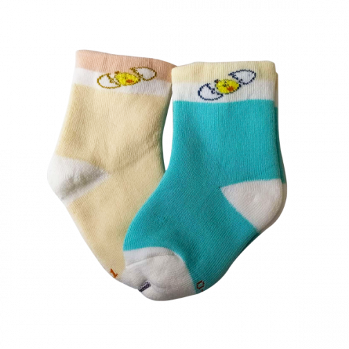 KEMIBAOBEI Baby Socks 2 Pair Set (1-2 years) - Bear (Random Color)