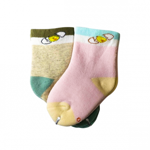 KEMIBAOBEI Baby Socks 2 Pair Set (1-2 years) - Bear (Random Color)