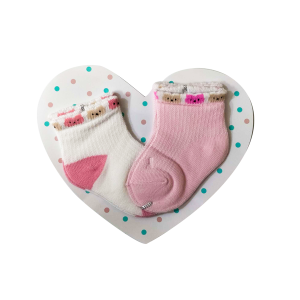 Homesun Baby 2 Pair Socks Set (1-2 years) - Kitty (Random Color)
