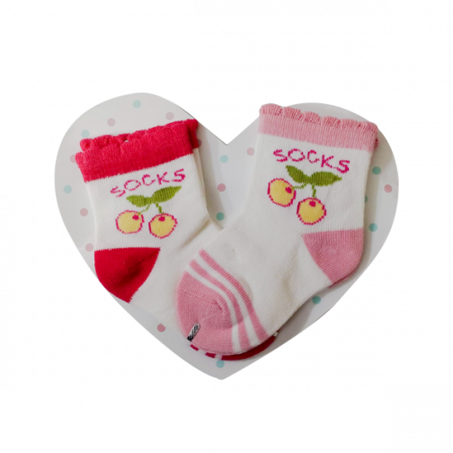 Homesun Baby 2 Pair Socks Set (1-3 years) - Grape (Random Color)