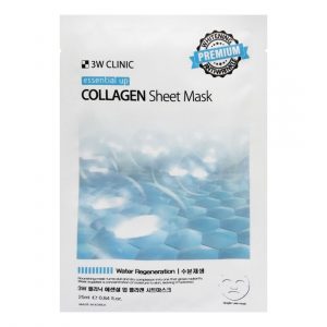 3W Clinic Essential Up Collagen Sheet Mask - 3 pcs (FSC001)