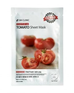 3W Clinic Essential Up Tomato Sheet Mask - 3 pcs (FSC004)
