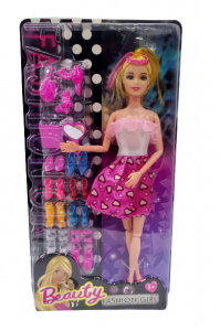 Beauty Fashion Girl Toy - Pink (12 inch)