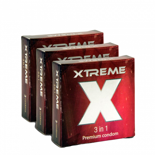 Xtreme 3in1(Condom) - 3 Pack Combo