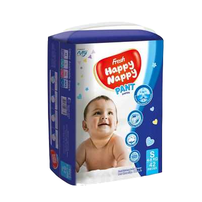 Fresh Happy Nappy Pant Diaper S 42 (4-8 kg)