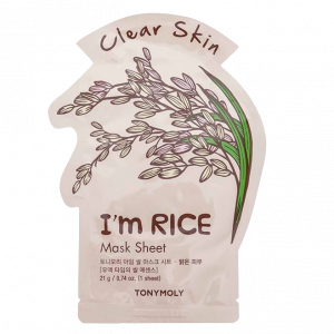Tonymoly I'm Rice Mask Sheet Clear Skin - 3 pcs (FSC011)