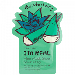 Tonymoly I'm Real Aloe Mask Sheet Moisturizing - 3 pcs (FSC007)
