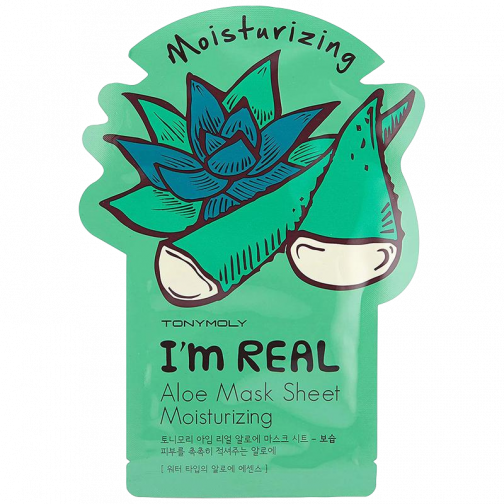 Tonymoly I'm Real Aloe Mask Sheet Moisturizing - 3 pcs (FSC007)