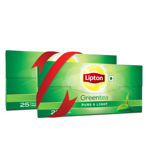 Lipton Green Tea Pure and Light 25ct - 2 pcs