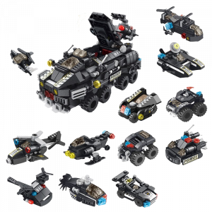 Armored Car 12 In 1 Lego Building Blocks - 572 Pcs (LD - LFL016)