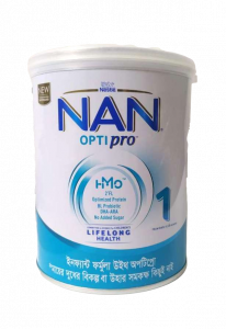 Nestle Nan Optipro 1 Formula Milk Powder (0-6 m) - TIN (400 gm)