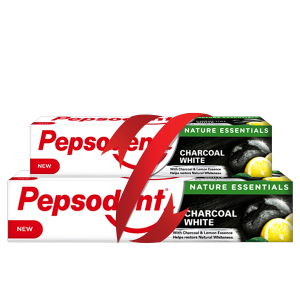 Pepsodent Toothpaste Charcoal White 90g - 2 pcs