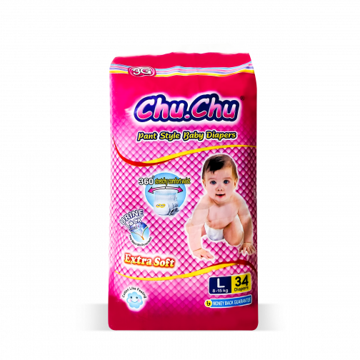 Chu Chu Pants Diaper L 34 (8-15 kg)