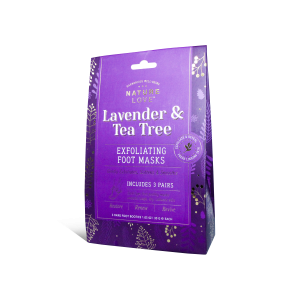 Nature Love Lavender & Tea Tree Exfoliating Foot Masks