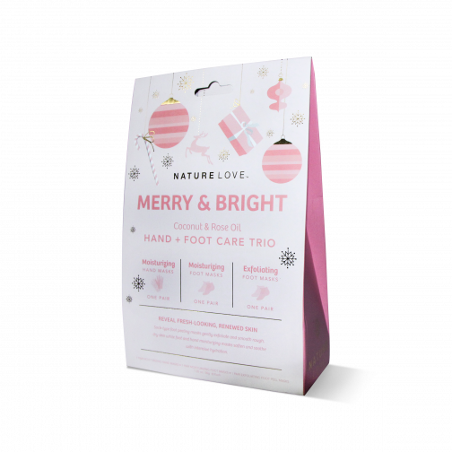 Nature Love Merry & Bright Hand + Foot Care Trio