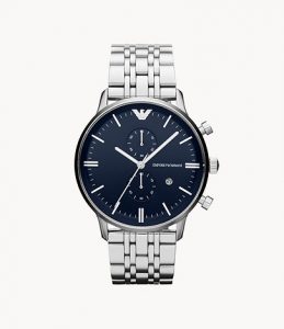Emporio Armani Men's Two-Hand Stainless Steel WatchLD- Lav012