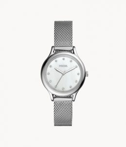 Fossil Laney Three-Hand Stainless Steel Watch LD- Lav046