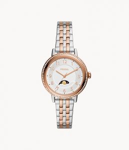 Fossil Reid Multifunction Two-Tone Stainless Steel Watch LD- Lav056