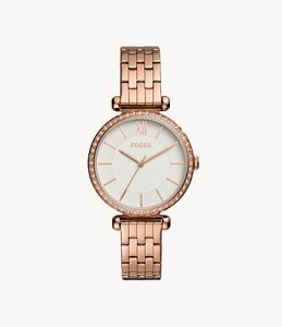 Fossil Tillie Three-Hand Rose Gold-Tone Stainless Steel Watch LD- Lav051