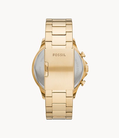 Fossil Yorke Multifunction Gold-Tone Stainless Steel Watch LD- Lav040