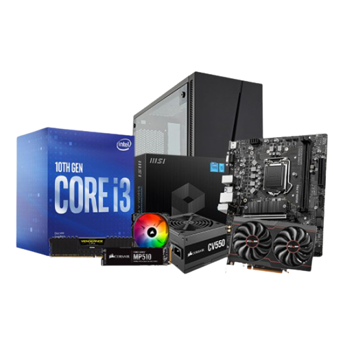 PC with Intel Core i3-10100F & MSI B560M A PRO - RMO024