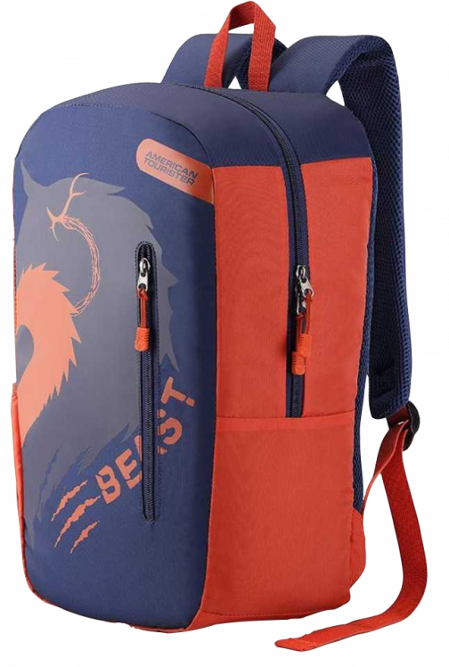 American Tourister Backpack Ace Blue & Orange LD - OS008