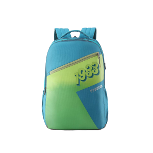 American Tourister Twing Backpack 01 - Teal Blue & Green LD - OS007