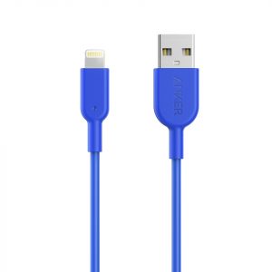 Anker PowerLine Soft USB-C to Lightning Cable 3ft - Blue