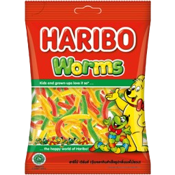 Haribo Worms Candy 80gm
